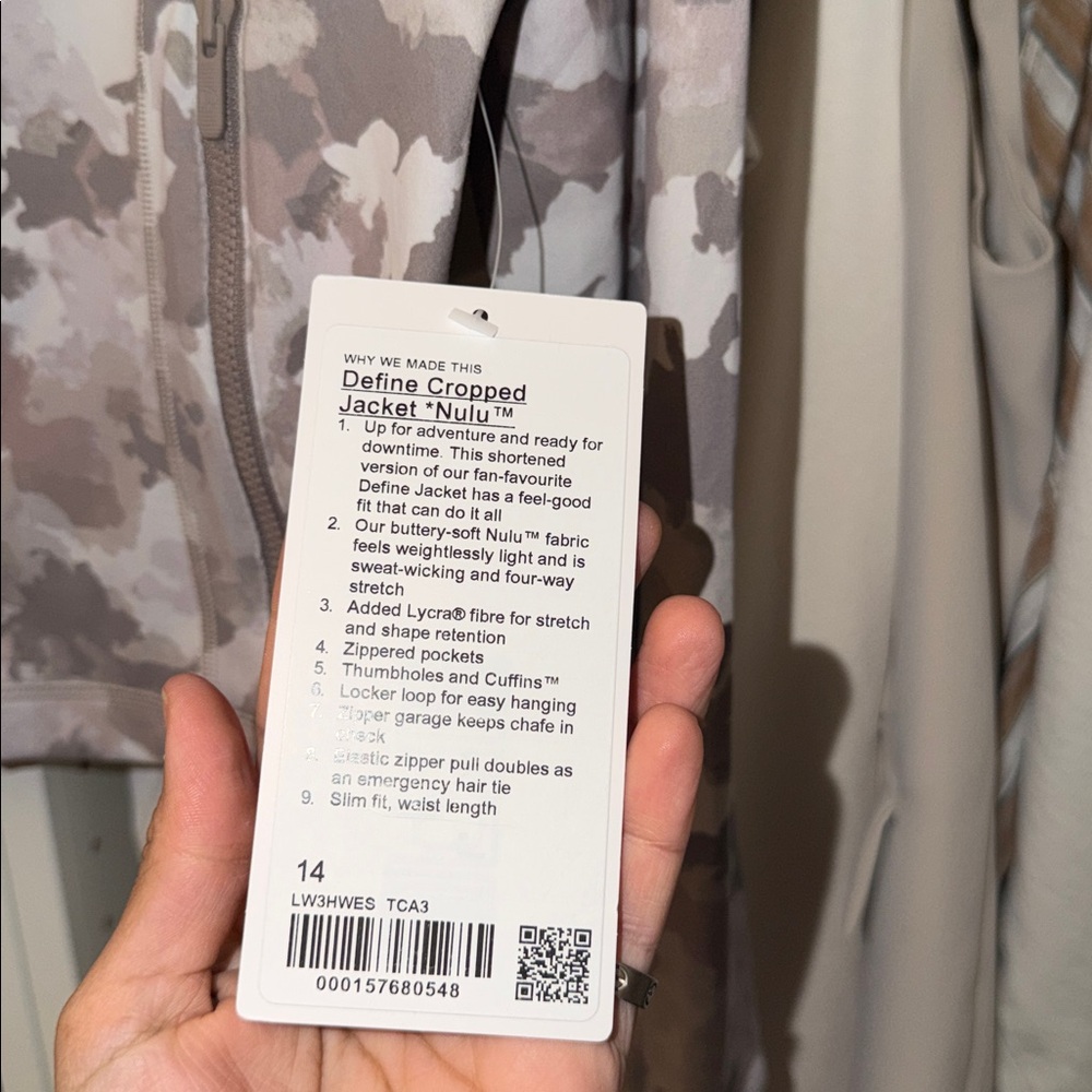 lululemon athletica define nulu cropped  Jacket - Picture 10 of 14